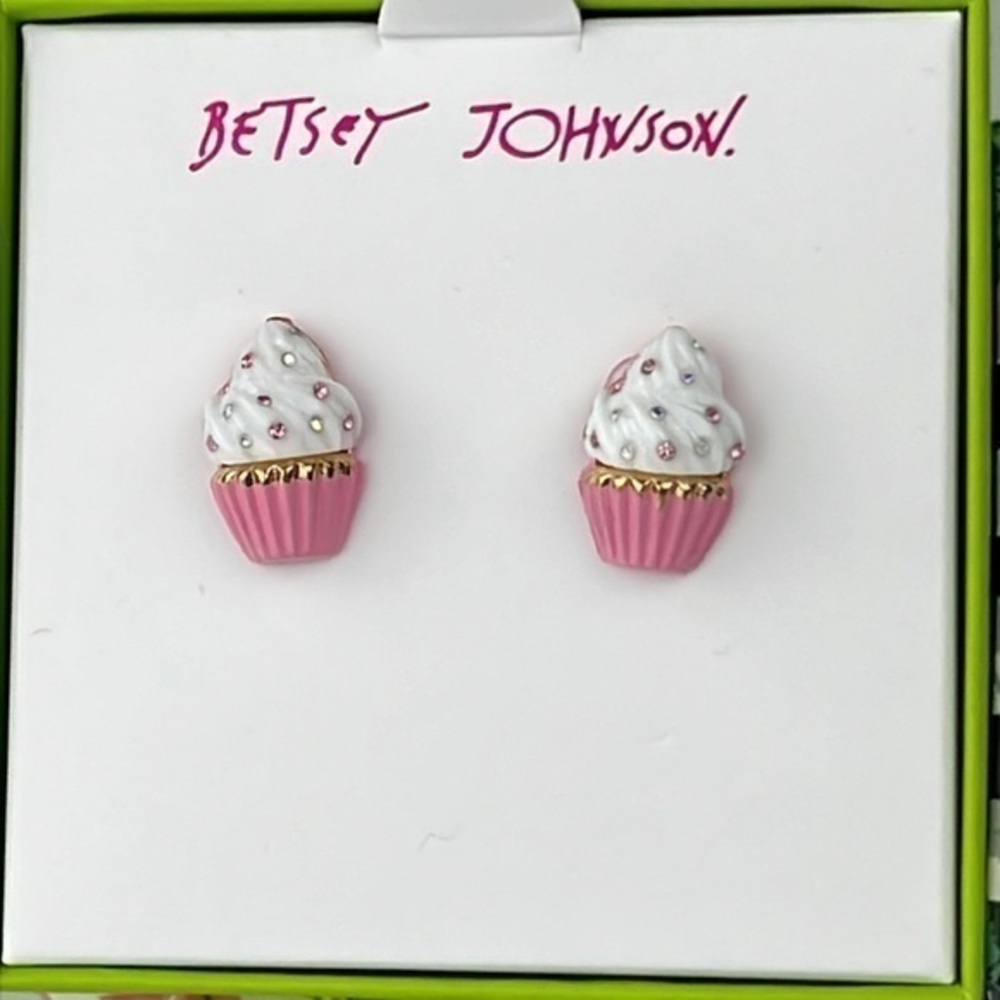 Betsey Johnson - ‘Cupcakes’ earrings NWT